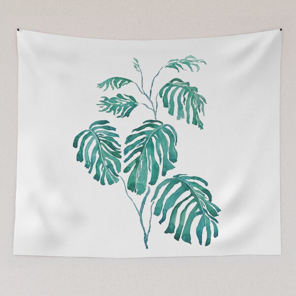 Item preview, planta monstera pintada a mano 2017 designed and sold by SelenePaintings .