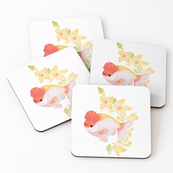 Item preview, Ranchu and Forsythias 1 designed and sold by pikaole.