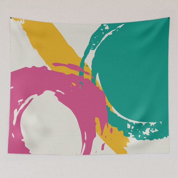 Item preview, Colorful Abstract Brush Strokes AP175-1 designed and sold by DuckyRubin.