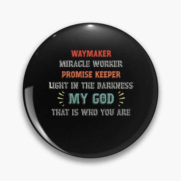 Item preview, Waymaker Miracle Worker Promise Keeper John 3:16 - Christian designed and sold by Dressed For  Duty.