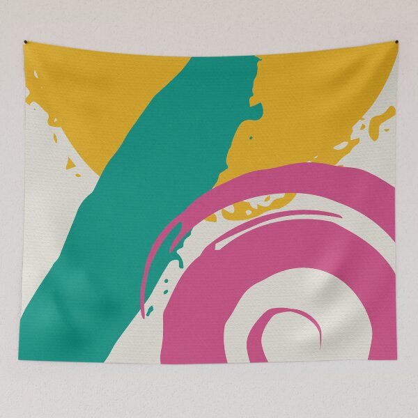 Item preview, Colorful Abstract Brush Strokes AP175-7 designed and sold by DuckyRubin.