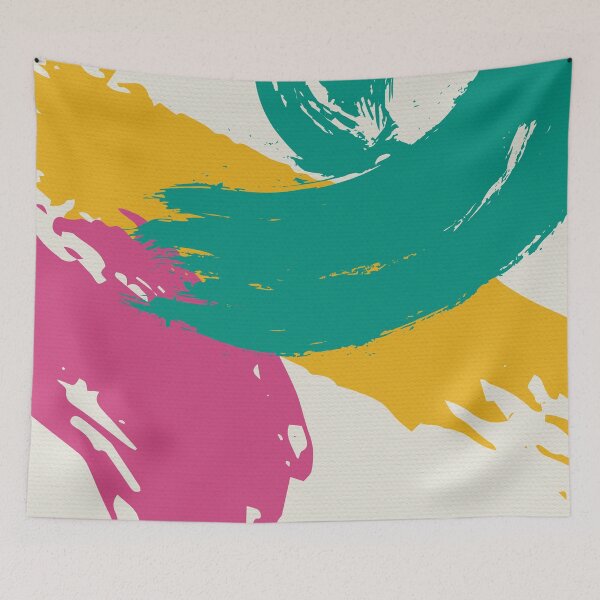 Item preview, Colorful Abstract Brush Strokes AP175-11 designed and sold by DuckyRubin.