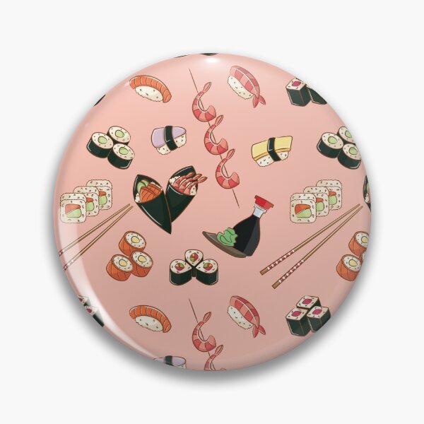 Item preview, Sushi on Pink Shrimp designed and sold by Pink Pineapple Works.