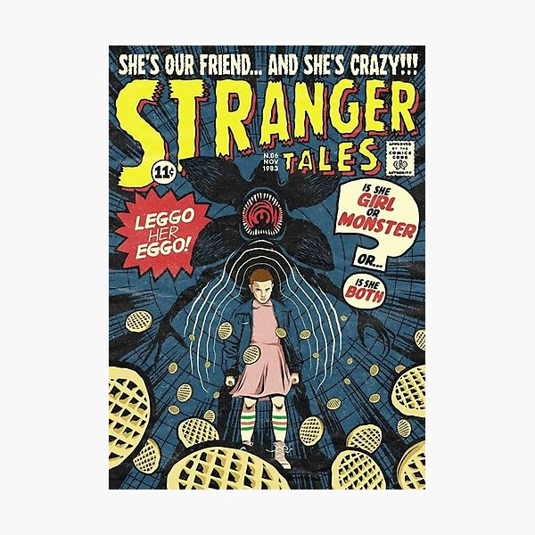 Couverture rétro Stranger Things Impression photo