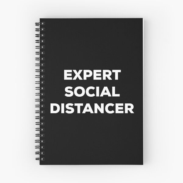 Item preview, Experto en distanciadores sociales (blanco) designed and sold by AMangoTees.