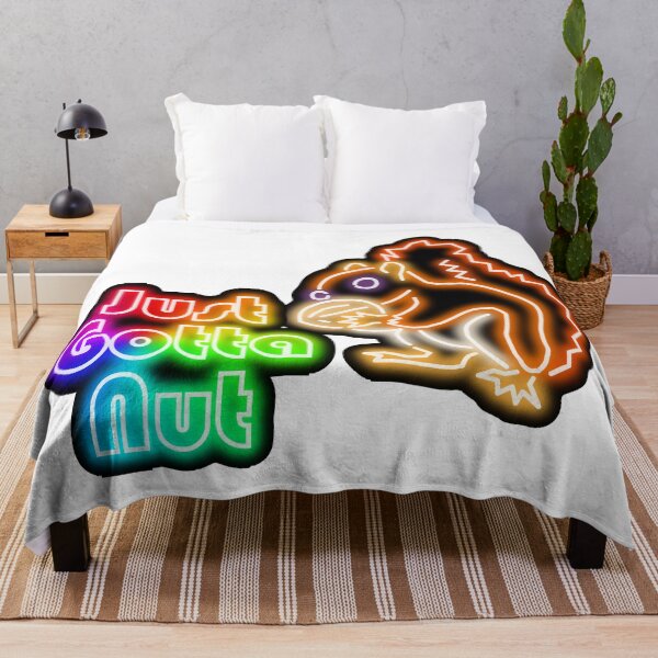 Item preview, Squirrels Just Gotta Nut Glowing Neon Sign on White Background designed and sold by gkillerb.