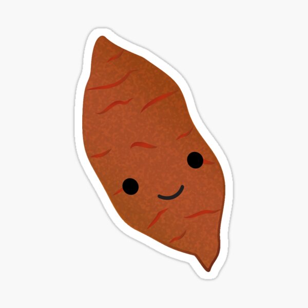 Item preview, Cute Kawaii Smiling Sweet Potato designed and sold by Eggtooth.