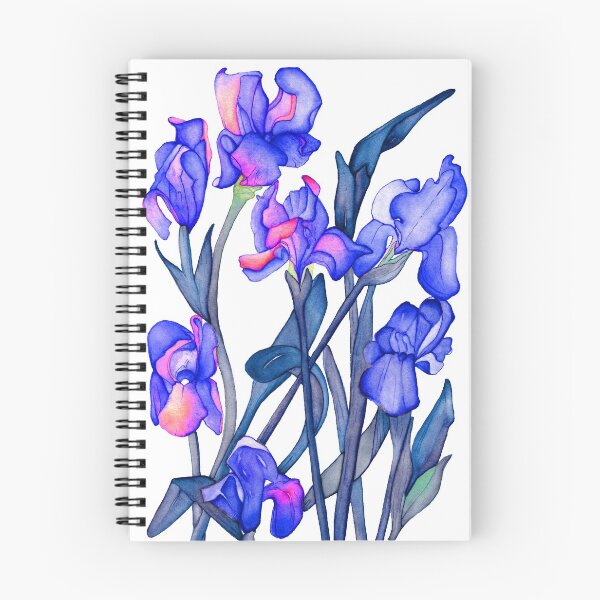Item preview, Blue and Purple Iris designed and sold by Siara-Studio.