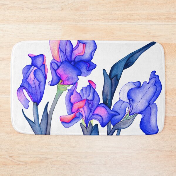 Item preview, Blue and Purple Iris designed and sold by Siara-Studio.