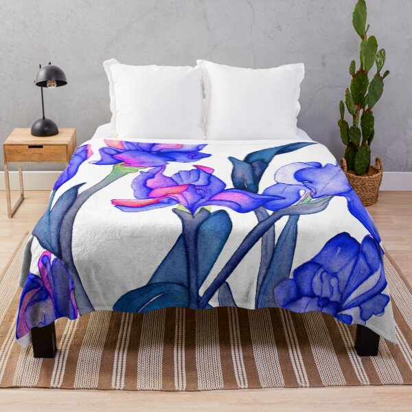 Item preview, Blue and Purple Iris designed and sold by Siara-Studio.