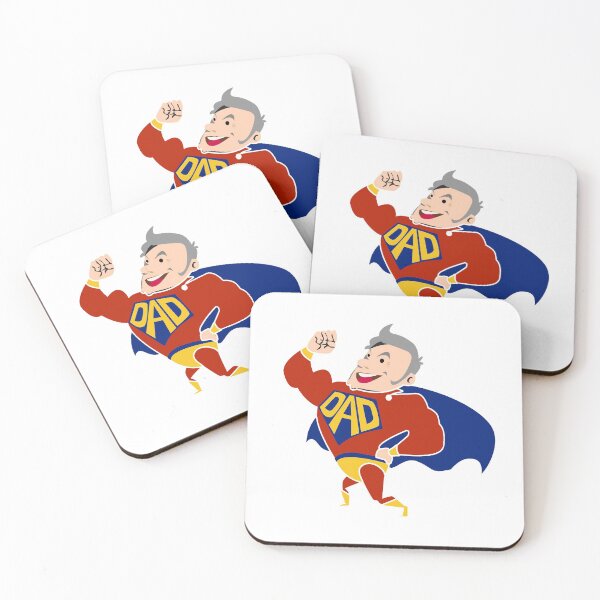 Item preview, Super Dad Gray Haired Cartoon designed and sold by lorrinani.