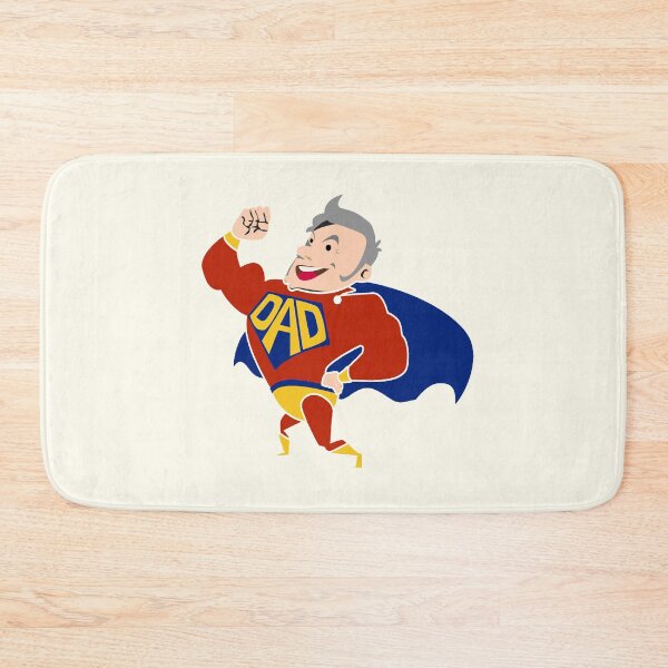 Item preview, Super Dad Gray Haired Cartoon designed and sold by lorrinani.