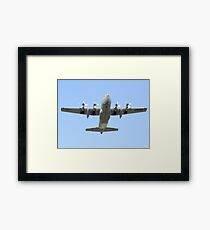 C-130 Hercules Belly Shot Framed Print