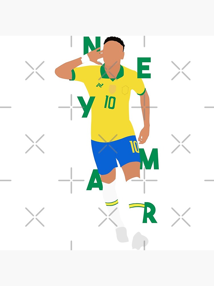 Neymar Jr- Brazil Legend Art Board Print for Sale by FootballArcade