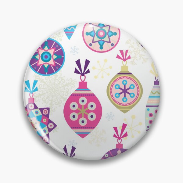 Item preview, Vintage Glass Style Christmas Ornaments designed and sold by Pink Pineapple Works.