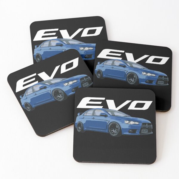 Item preview, EVOLUTION x EVO 10 JDM Mitsubishi Octane Blue designed and sold by cowtownCOWBOY.