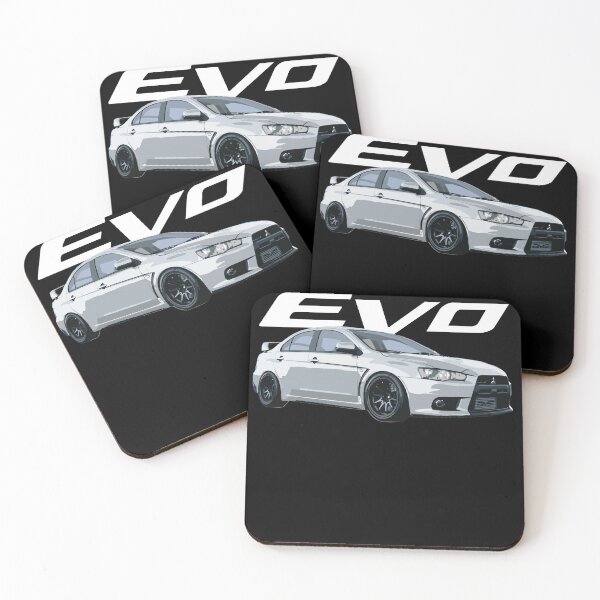 Item preview, EVOLUTION x EVO 10 JDM Mitsubishi Wicked White  designed and sold by cowtownCOWBOY.