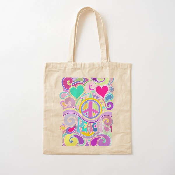 【hippiedippy】hippie mood bag Psychedelic Hippy Retro Peace Art