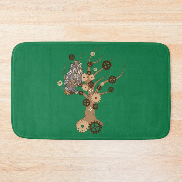 Item preview, Steampunk Owl and Tree designed and sold by LimeStorm.
