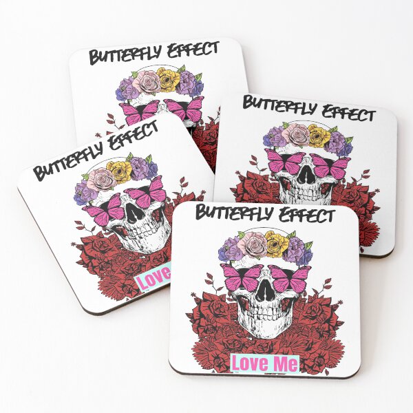 Item preview, Butterfly effect skull T-Shirt designed and sold by lovesuperkarma.