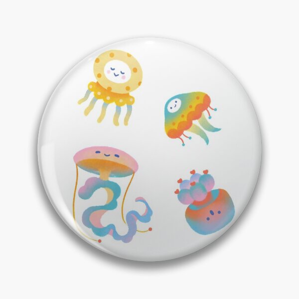 Item preview, Pastel jellyfish designed and sold by pikaole.