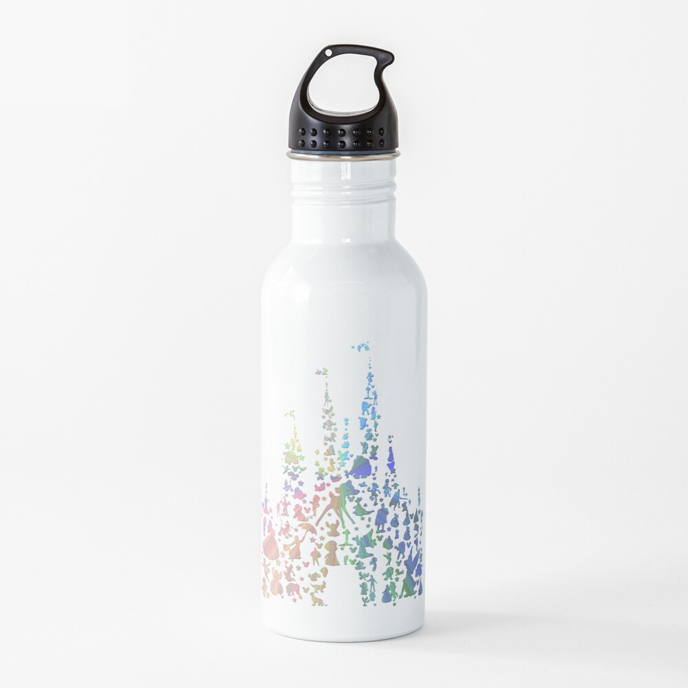 Happiest Castle On Earth (Rainbow Explosion) Water Bottle