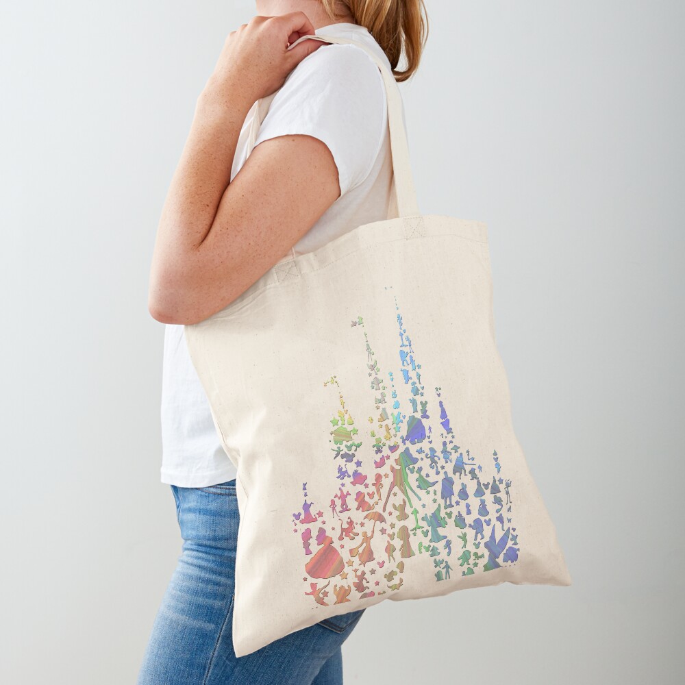 Happiest Castle On Earth (Rainbow Explosion) Tote Bag