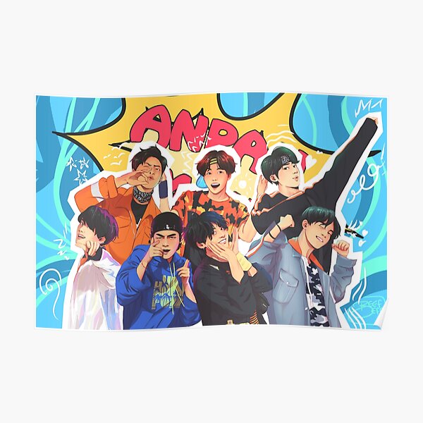 Anpanman Bts Posters Redbubble