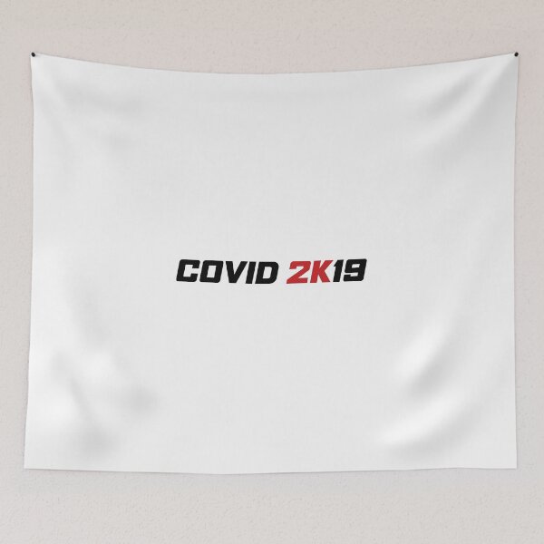 Item preview, COVID-2K19 (negro) designed and sold by AMangoTees.