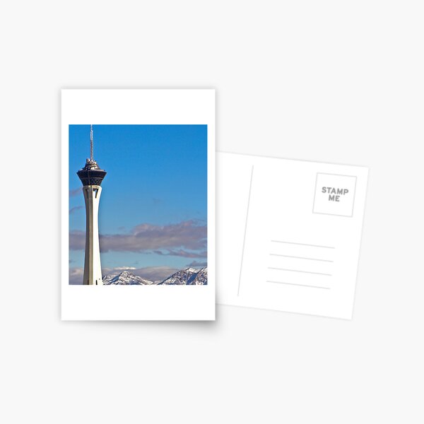 Stratosphere Tower December 2008 Postcard