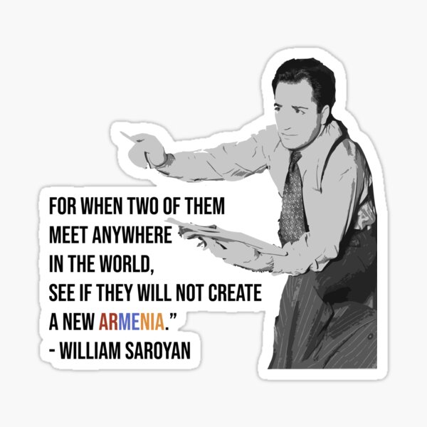 William Saroyan Sticker