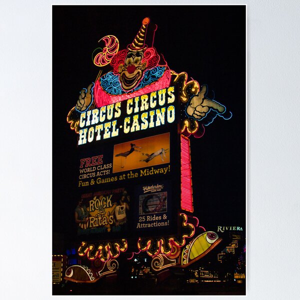 Item preview, Circus Circus Neon Sign at Night designed and sold by Henry Plumley.
