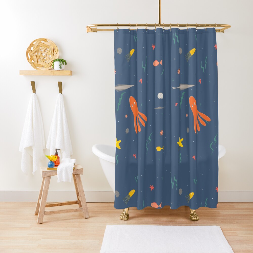 Ocean sea animals Shower Curtain
