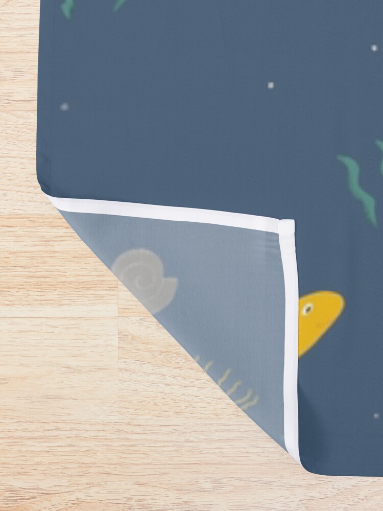 Alternate view of Ocean sea animals Shower Curtain