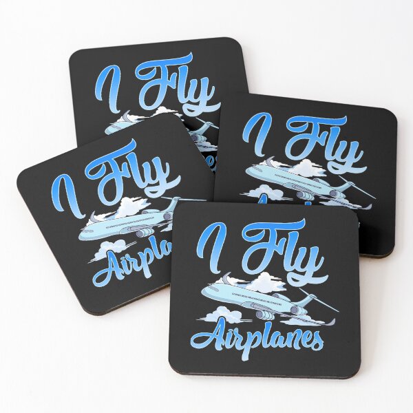 Item preview, I Fly Airplanes Pilot Plane Piloting License designed and sold by perfectpresents.