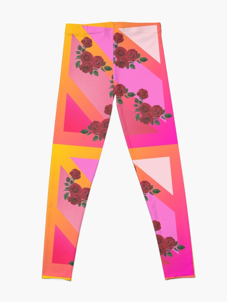 Alternate view of Rose spring Fashion design Leggings