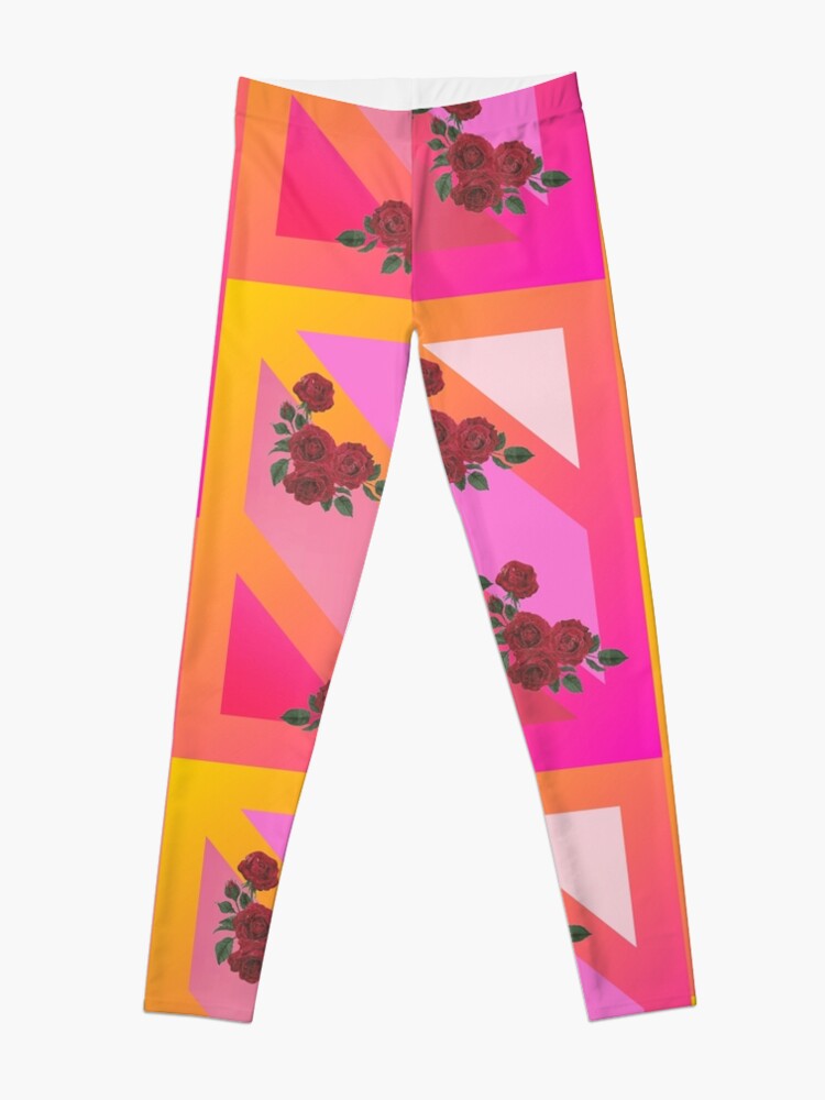 Alternate view of Rose spring Fashion design Leggings