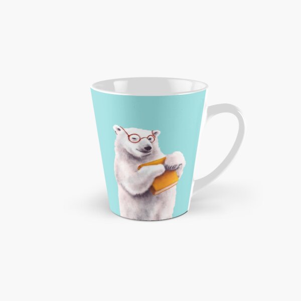 Smart Polar Bear Book Lover Tall Mug