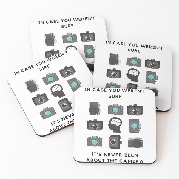 Item preview, In Case You Weren't Sure It's Never Been About The Camera Black Text designed and sold by TWMBDesigns.