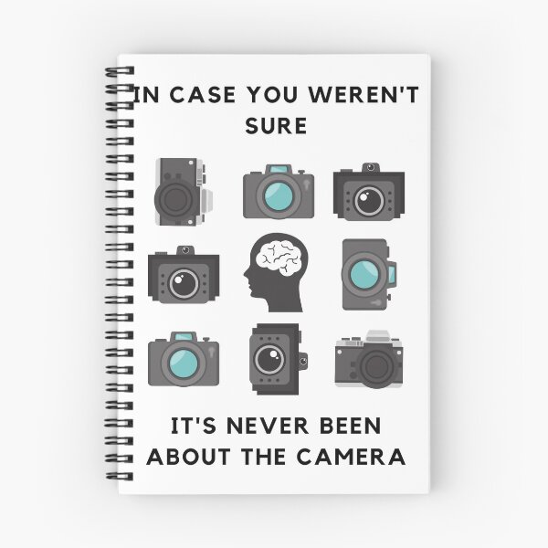 Item preview, In Case You Weren't Sure It's Never Been About The Camera Black Text designed and sold by TWMBDesigns.