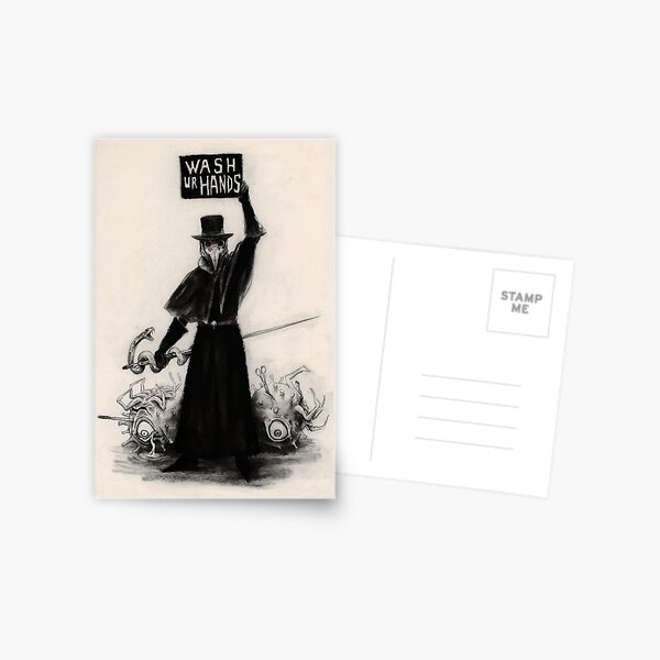 Plague Doctor Postcard
