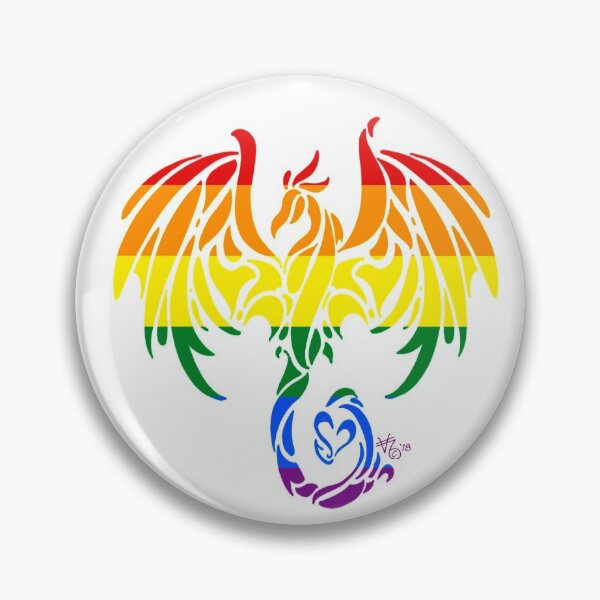 Item preview, Rainbow Phoenix Rising Forever designed and sold by kittyocean.