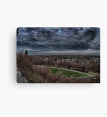 Watertown N.Y. Look out tower at the Zoo Canvas Print