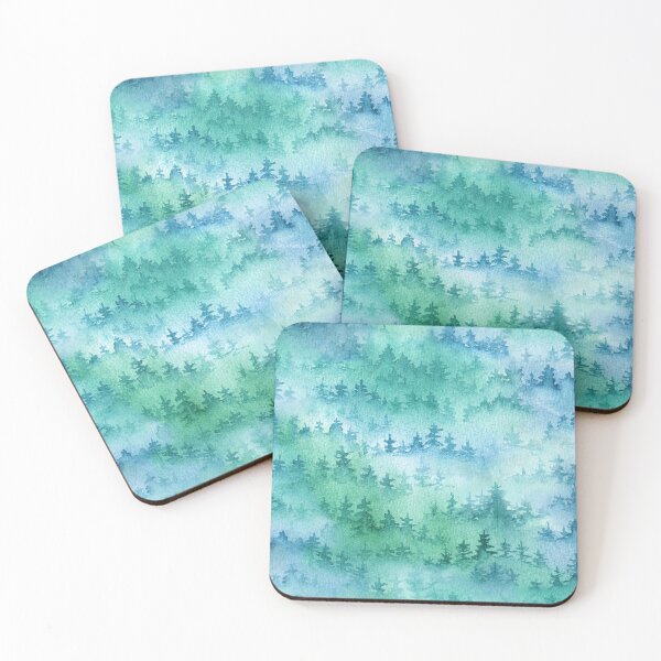 Item preview, Watercolor Foggy Forest designed and sold by Sveta Aho.
