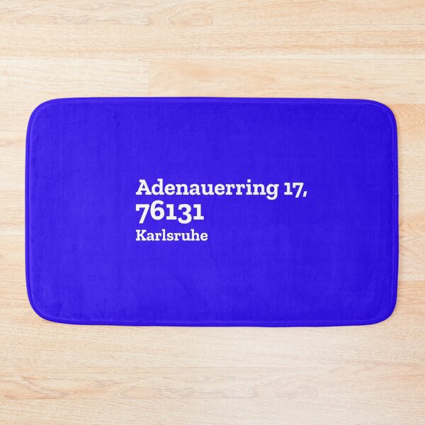Item preview, Karlsruhe Stadium Address designed and sold by The Chuck Wagon.