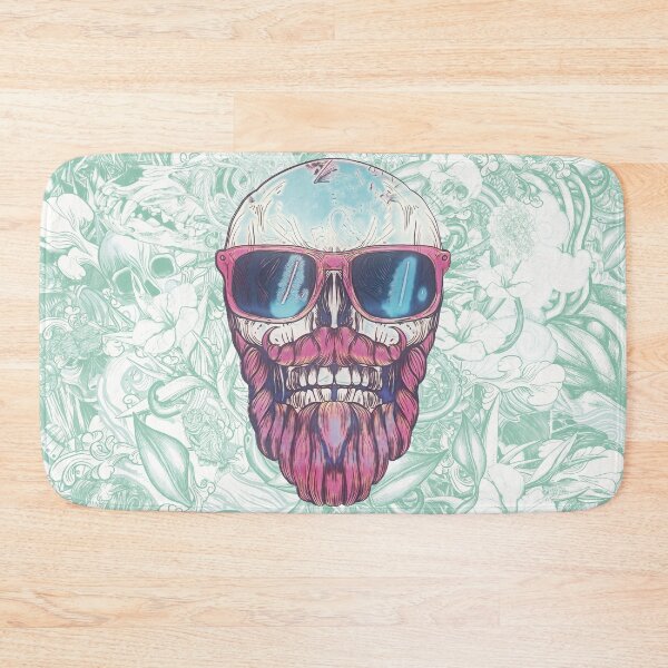 Item preview,  Red Beard Skull on blue designed and sold by fakeface.