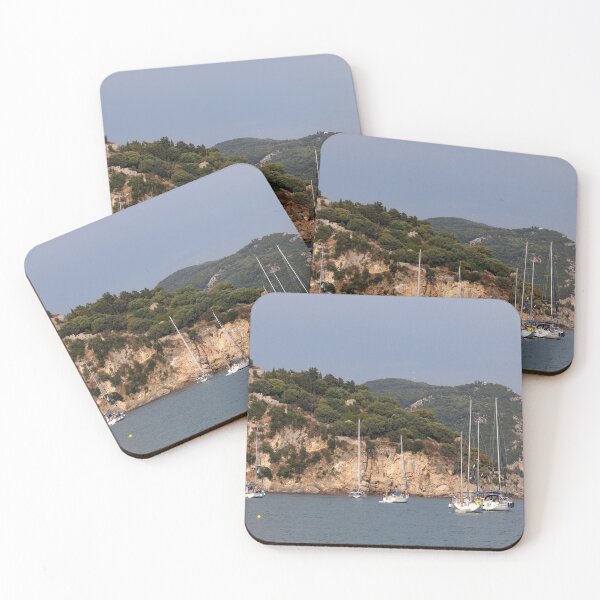 Item preview, old fortress on hill Parga in summer landscape Greece designed and sold by goceris.