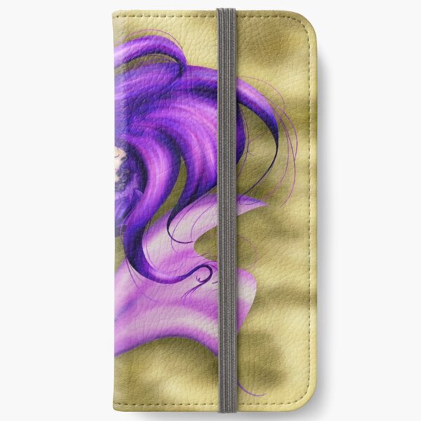 Shy Purple Mermaid Naraku iPhone Wallet
