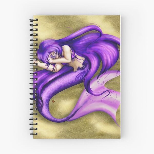 Item preview, Shy Purple Mermaid Naraku designed and sold by kittyocean.