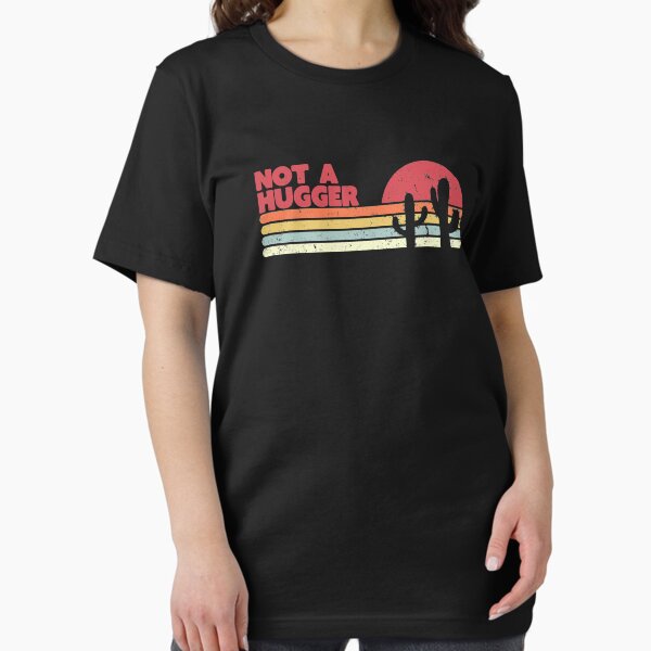 Item preview, Not A Hugger Product. Retro Style Funny Cactus Print designed and sold by PackAPunch.